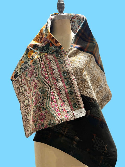 Reversible Jacquard Mix Scarf