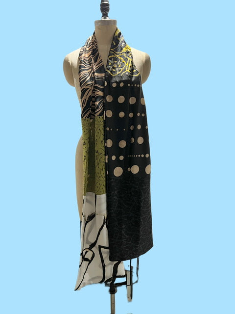 Abstract Textural Scarf