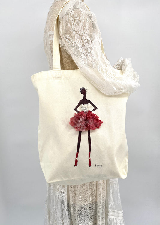 Sisterhood pedal pearl bustier Tote