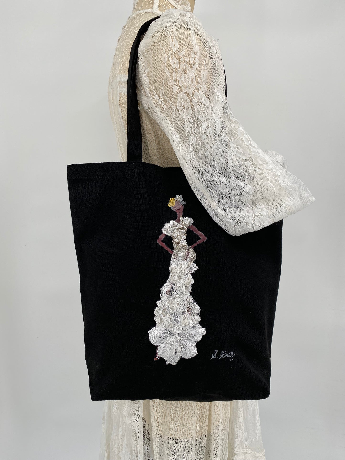 Wedding Veil Flower Bride Tote