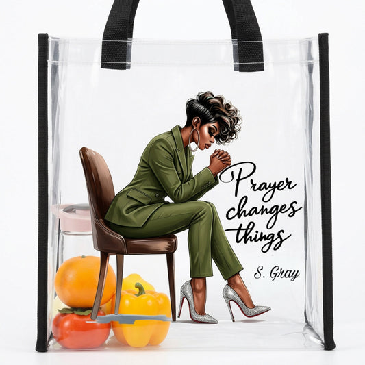 SGC Prayer Changes Things Clear Tote