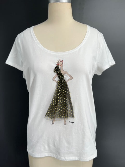 Polka Dot Tulle Tee