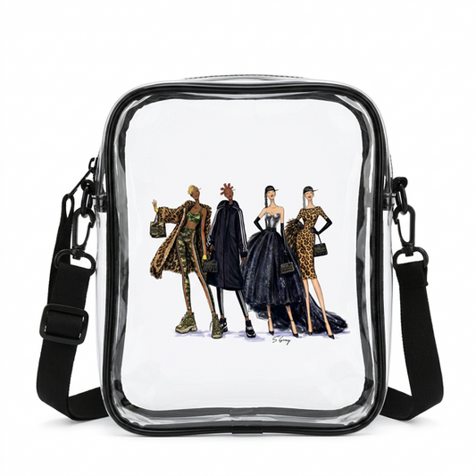 The Fierce Four Crossbody Clear Bag