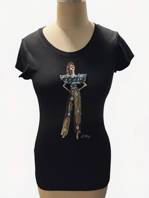 Uniquely You in Culture 3D Textural T-shirt