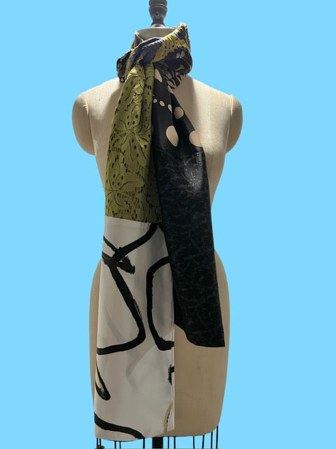 Abstract Textural Scarf