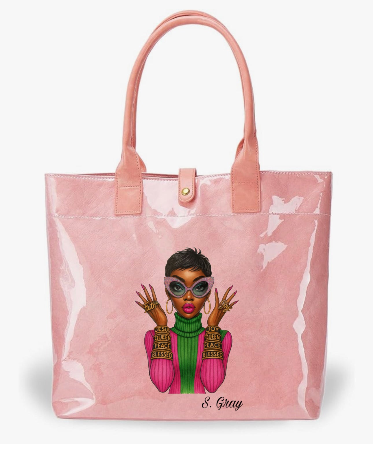Faith & Glow Pink Tote