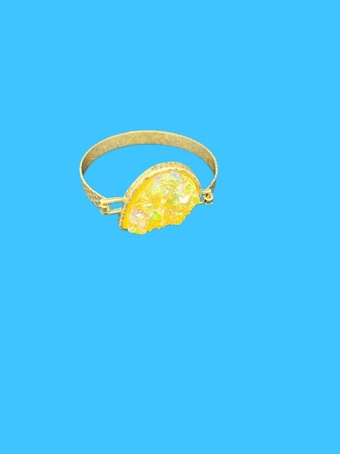 Lemon Sparkle Crystal Bracelet