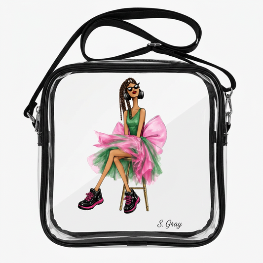 The Melody Muse Clear Crossbody Tote