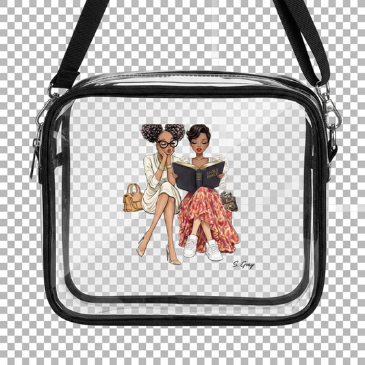 SGC Sisters in Faith Clear Crossbody Tote
