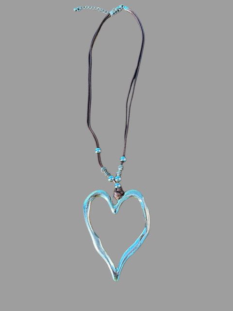 Rustic Heart Necklace