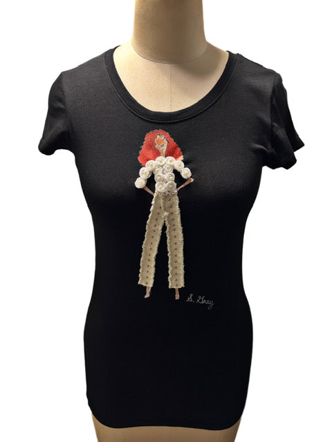 White Wonderland Swirl T-Shirt