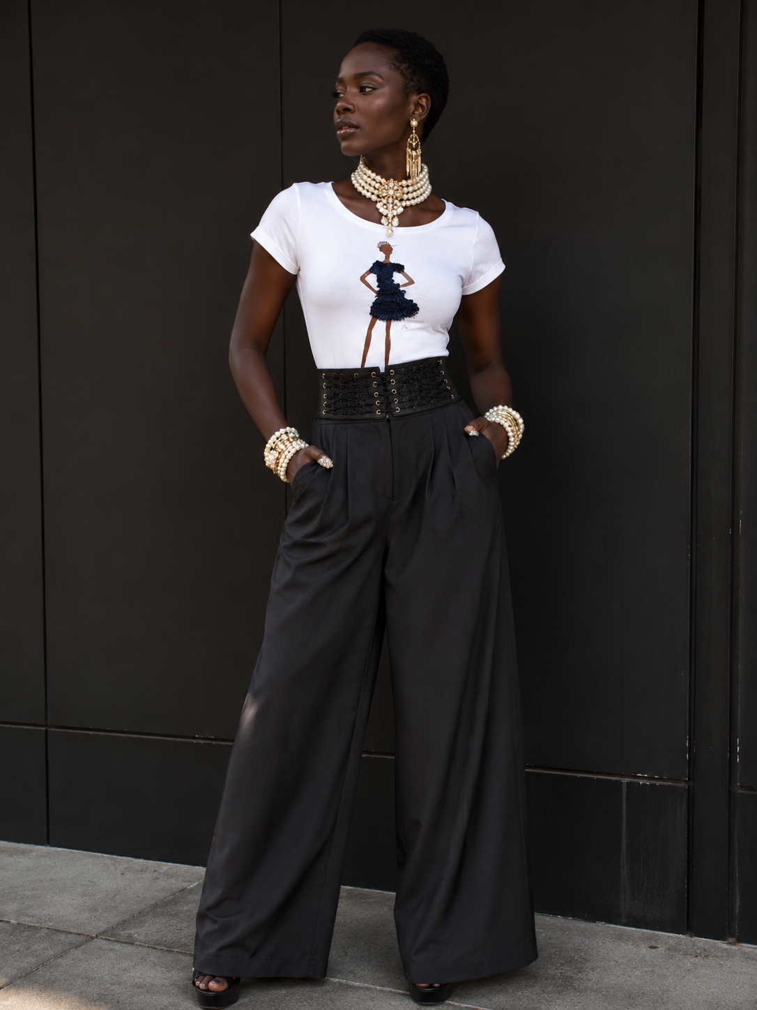 SGC Midnight Elegance™ 3D Couture Tee