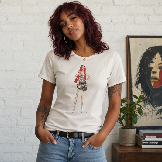 SGC Silver Bloom™ 3D Couture Tee