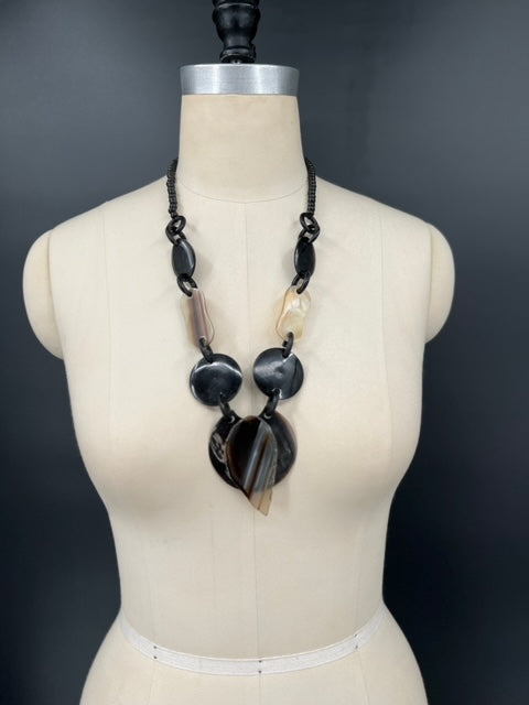 Marbled Chain Links Necklace