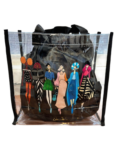 Sheila Gray Muse Clear Tote Bag