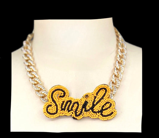 I love your smile necklace