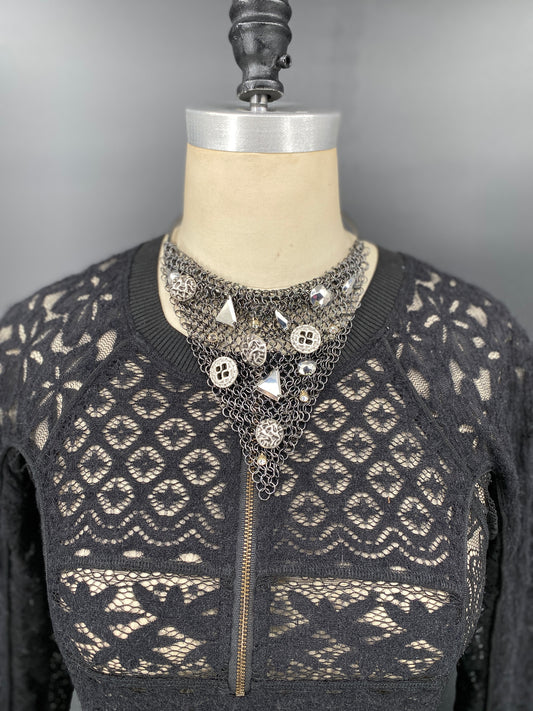 Mesh Metal Necklace