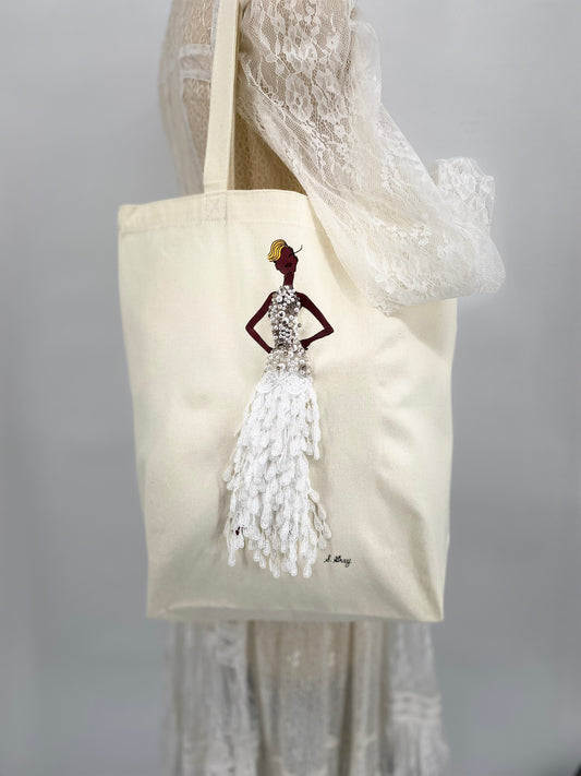 Pedal tiered Bridal Tote