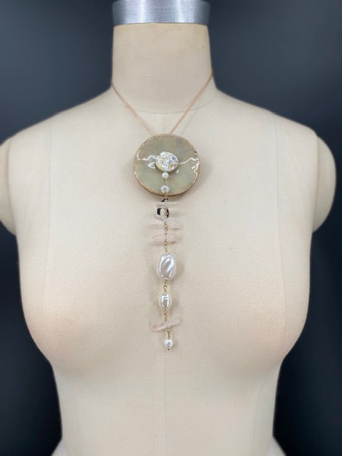Cascading Pearl Necklace
