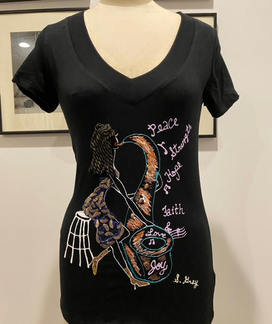 Saxophone Serenade Tee Shirt